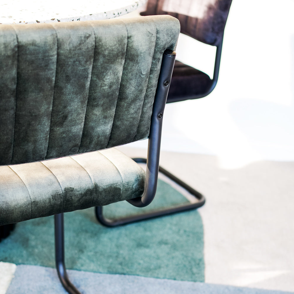 Blake Dining Chair - Moss Green
